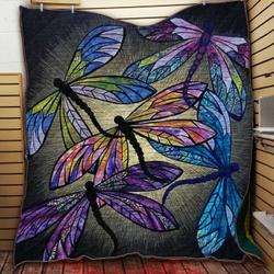 K Dragon Fly Quilt Blanket Dhc09121865Dd and Home Decor
