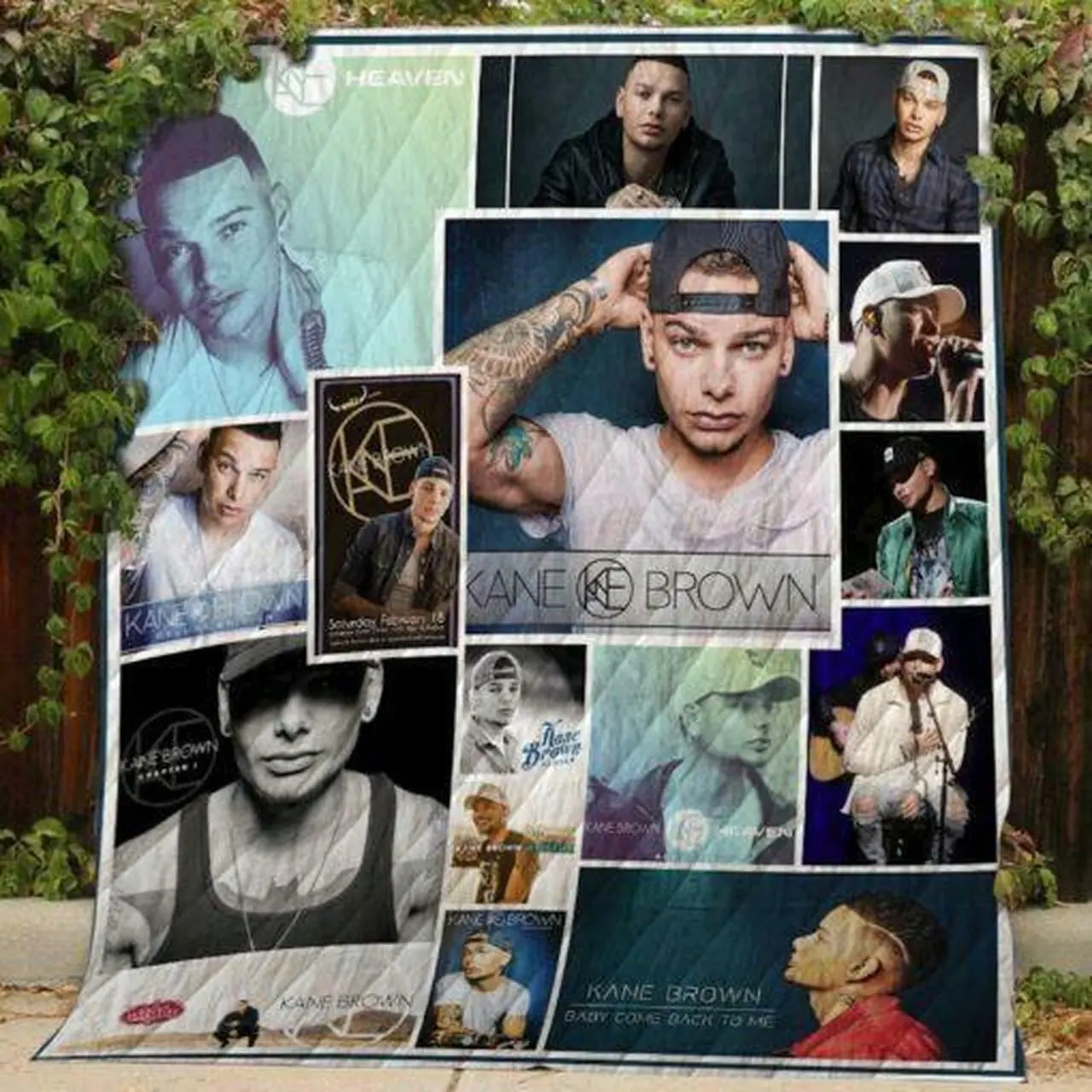 Kane Brown Quilt V2 Design By Exrain and Home Decor