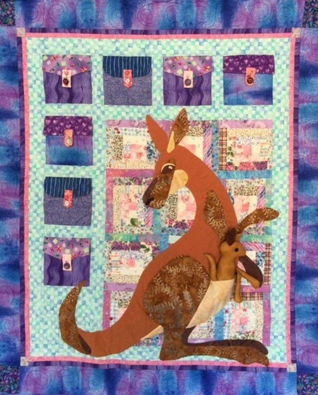 Kangaroo Cla280667 Quilt Blanket and Home Decor