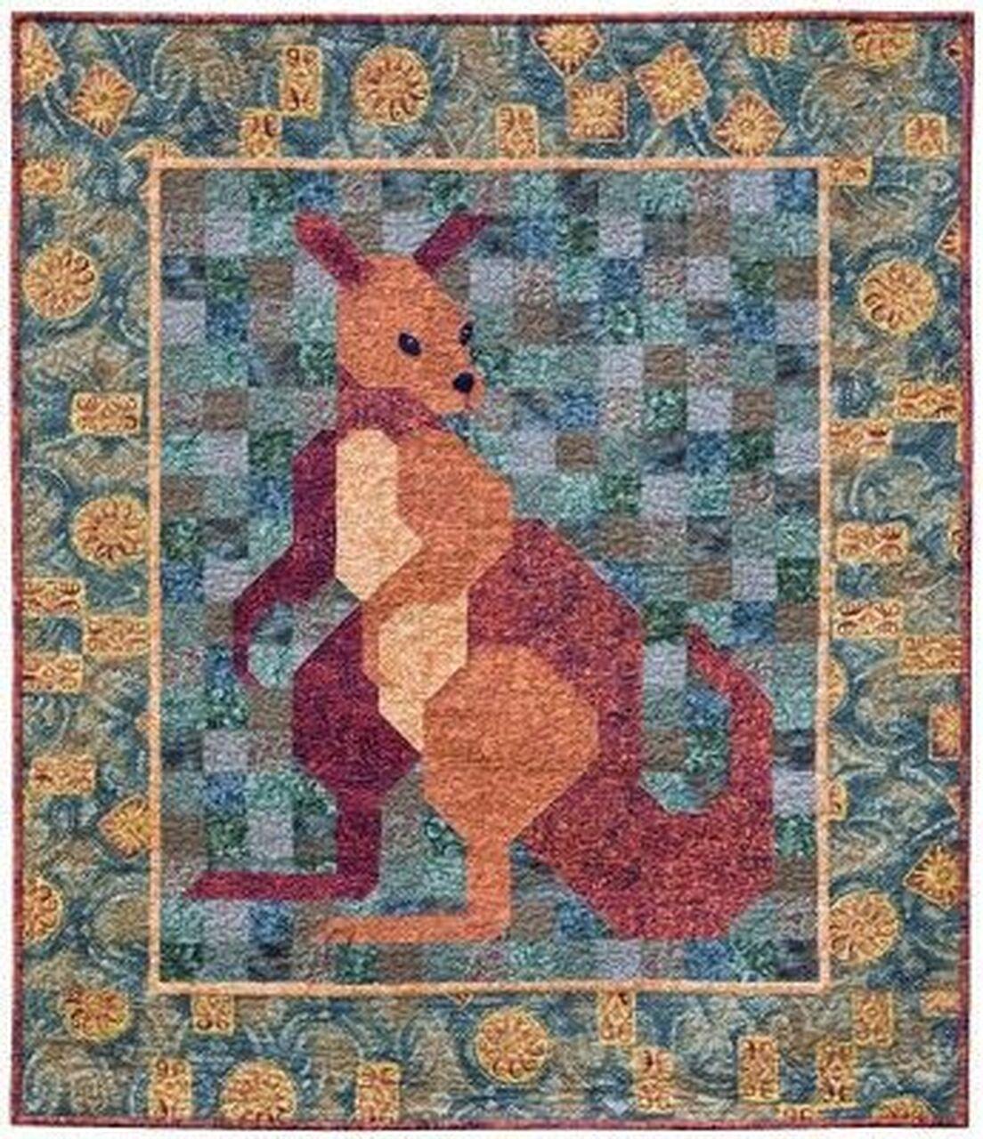 Kangaroo Cla280668 Quilt Blanket and Home Decor