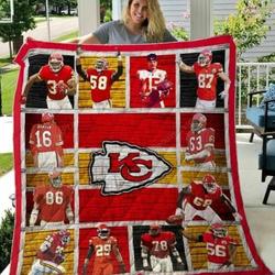 Kansas City Chiefs Quilt Blanket 01 and Home Decor