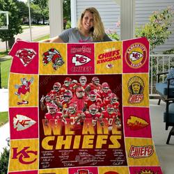 Kansas City Chiefs Quilt Blanket and Home Decor