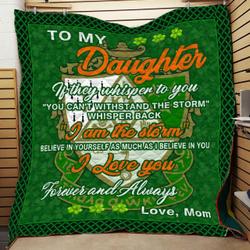 Kappa Delta - Daughter Gift Of Mom Mom Quilt and Home Decor