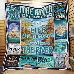 Kayaking Cl18100396Mdq Quilt Blanket and Home Decor