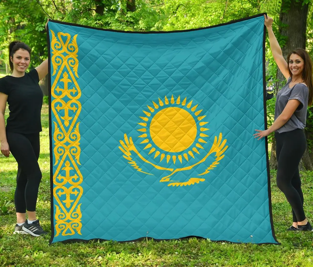 Kazakhstan Premium Quilt A03 Quilt and Home Decor
