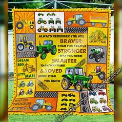 Keep On Truckin’ My Little Boy Quilt Slb31 and Home Decor