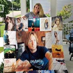Keith Urban Quilt Blanket      and Home Decor