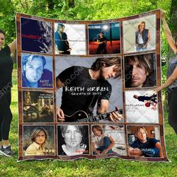 Keith Urban  Quilt Blanket and Home Decor