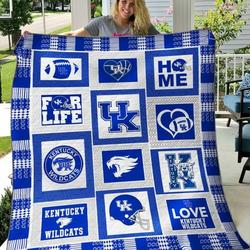 Kentucky Wildcats Quilt Blanket  Limited Quilt Blanket and Home Decor