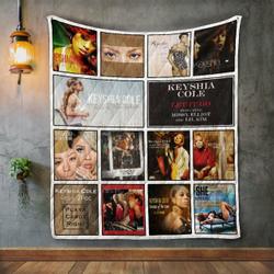 Keyshia Cole Album Covers Quilt Blanket and Home Decor
