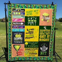 Kick My Ace Quilt Blanket Yct8  Quilt and Home Decor