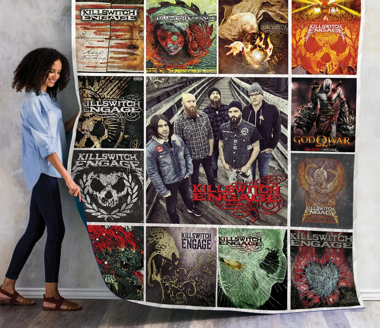 Killswitch Engage Albums Cover Poster Quilt 2 and Home Decor
