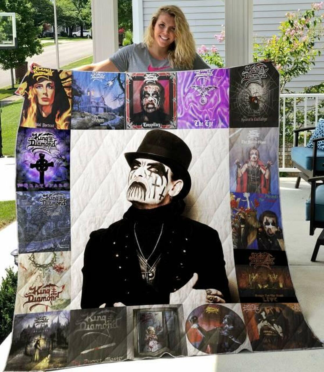 King Diamond Quilt Blanket M110632 Quilt and Home Decor