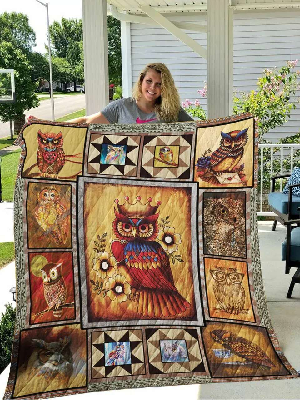 King Of Owl Quilt and Home Decor