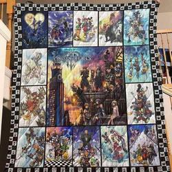 Kingdom Hearts Blanket Th1507 Quilt and Home Decor