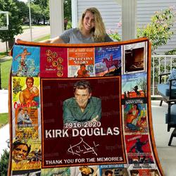Kirk Douglas Quilt Blanket 01 and Home Decor