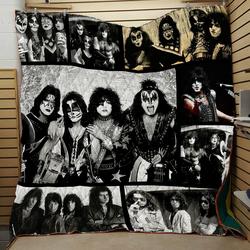 Kiss Band Quilt Cover Design By Exrain and Home Decor