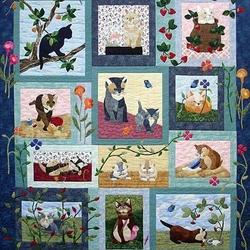 Kitty Capers Cla1010349Q Quilt Blanket and Home Decor