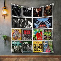 Kix Album Covers Quilt Blanket and Home Decor