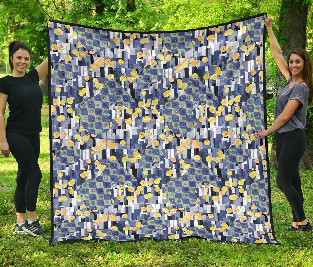 Klimt Cl12100389Mdq Quilt Blanket and Home Decor