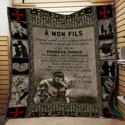 Knight Templar Cla1010352Q Quilt Blanket and Home Decor