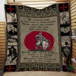 Knight Templar Hur Quilt nf and Home Decor