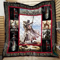 Knight Templar Quilt Blanket Dhc0910238Vt and Home Decor