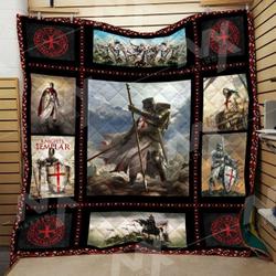 Knight Templar Quilt Blanket Dhc0910342Vt and Home Decor