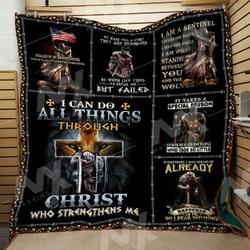 Knight Templar Quilt Blanket Dhc0910425Vt and Home Decor