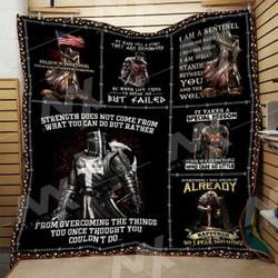 Knight Templar Quilt Blanket Dhc0910427Vt and Home Decor