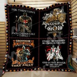 Knight Templar Quilt Blanket Dhc0910438Vt and Home Decor