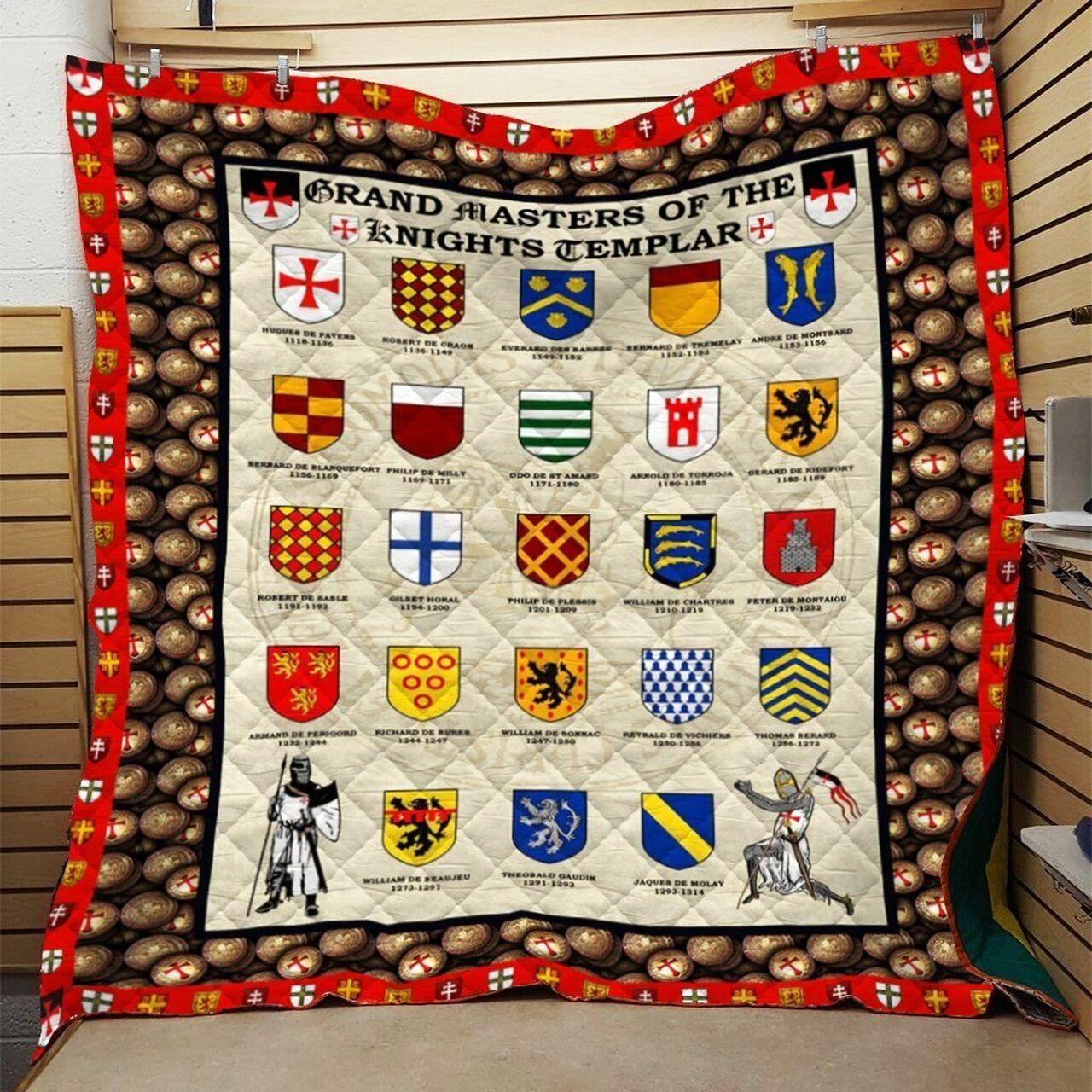 Knight Templar Quilt Blanket Dhc0910495Vt and Home Decor