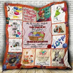 Knitting Cl2100293Mdq Quilt Blanket and Home Decor