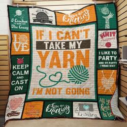 Knitting Quilt -Hn020807  Quilt and Home Decor