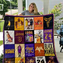 Kobe Bryant Quilt Blanket 05 and Home Decor