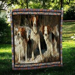 Kooikerhondje Friend Hur Quilt Bevrqp and Home Decor