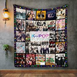Kpop Quilt Blanket and Home Decor