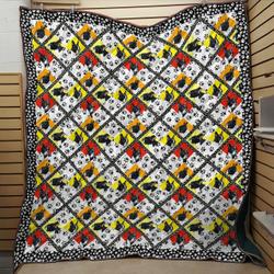 L Boston Terrier V1 Quilt Blanket Dhc09121886Dd and Home Decor