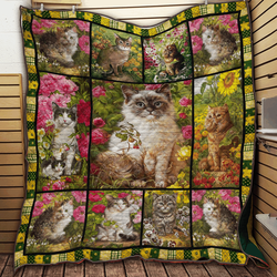 L Cat V1 Quilt Blanket Dhc09121888Dd and Home Decor