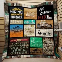 L Love Hiking Quilt and Home Decor