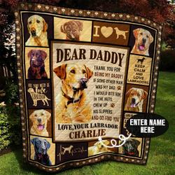 Labrador Personalized Quilt Blanket BBB100633HT and Home Decor