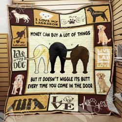 Labrador Retriever Dog Cl15100233Mdq Quilt Blanket and Home Decor