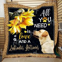 Labrador Retriever Quilt Blanket Dhc07011001Vt and Home Decor