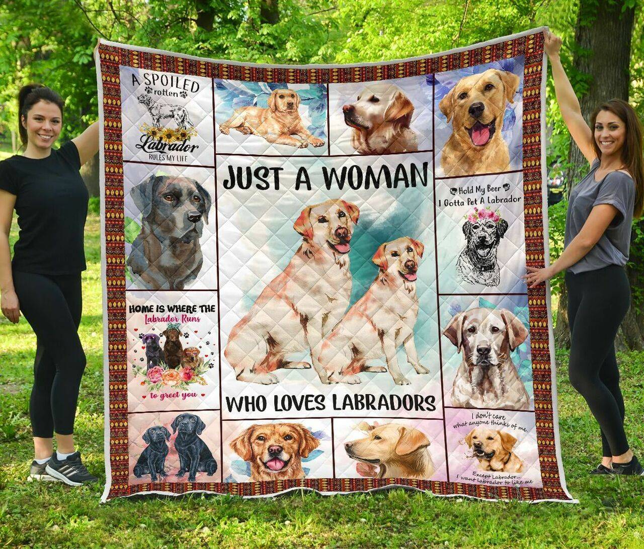 Labrador Retriever Quilt Blanket Dhc13123875Vt and Home Decor