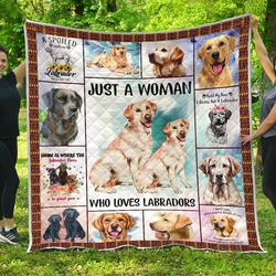Labrador Retriever Quilt Blanket Dhc13123875Vt and Home Decor