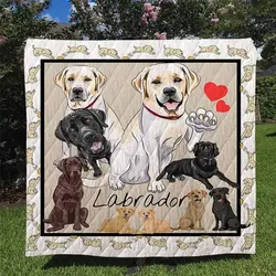 Labrador Retriever Quilt Blanket Dhc170120718Td and Home Decor