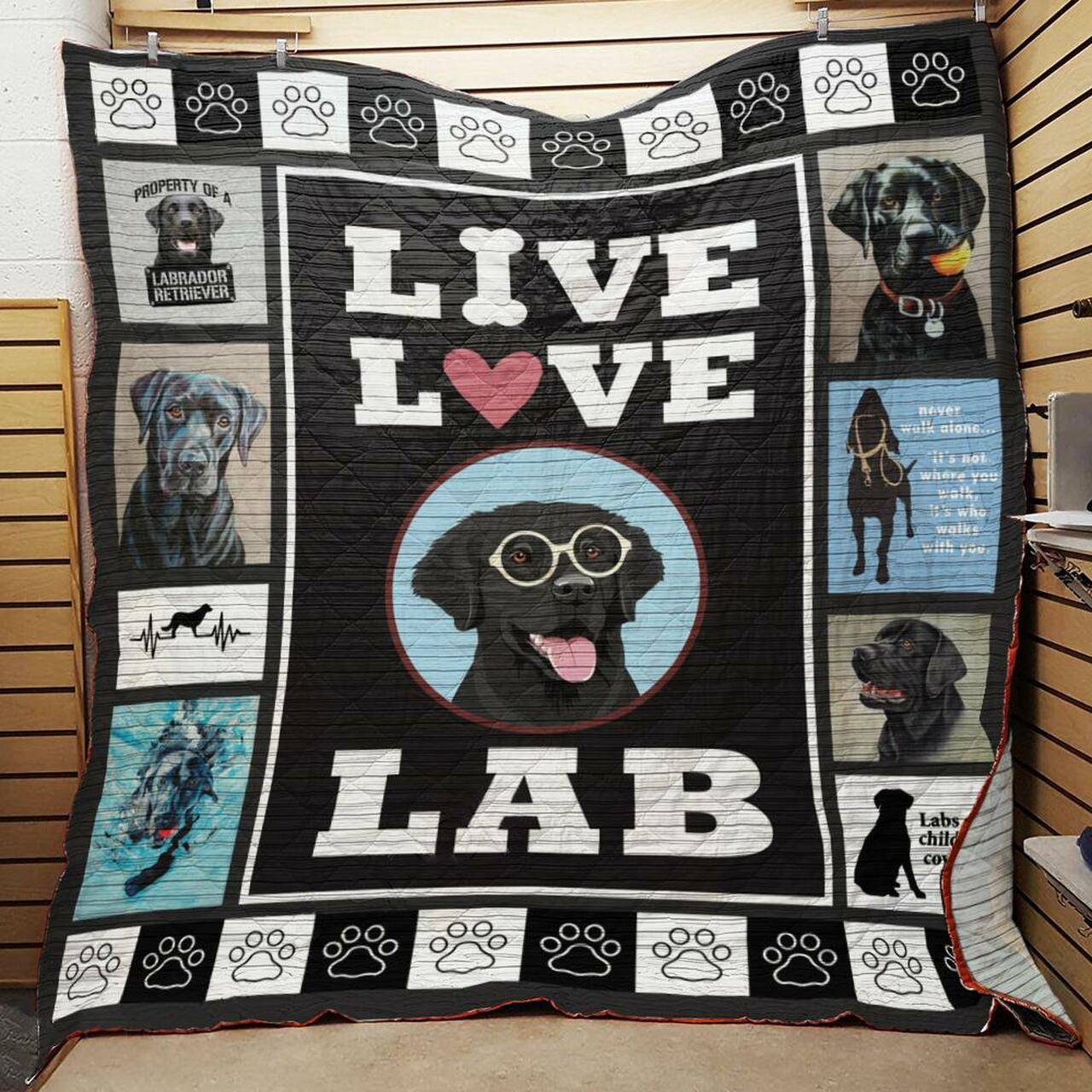 Labrador Retriever Quilt Bt01_0508 Quilt and Home Decor