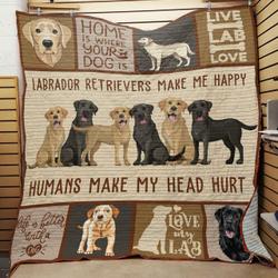 Labrador Retriever Quilt X0708-09  Quilt and Home Decor