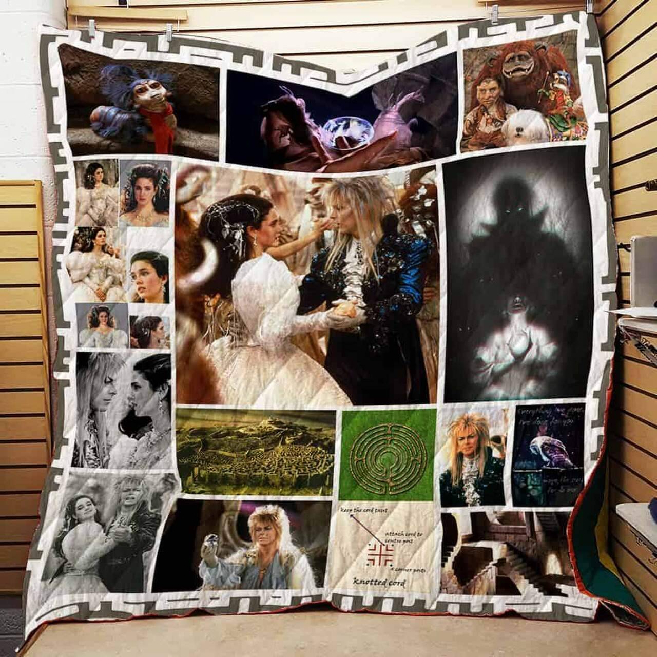 Labyrinth Quilt and Home Decor