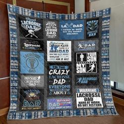Lacrosse Dad Clt170633 Quilt Blanket and Home Decor